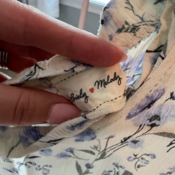 Maternity Floral Work Blouse - Picture 2 of 3